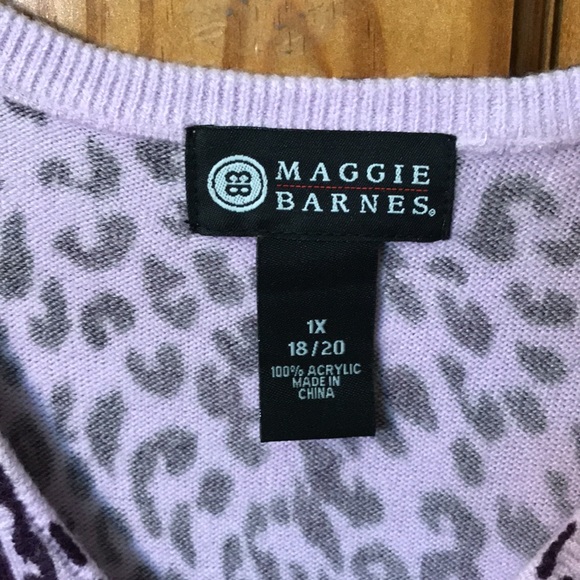 NWOT Maggie Barnes sweater sz 1x - Picture 2 of 4